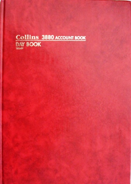 Collins 10849 3880 Account Day Book 84 leaf A4 Hard Cover